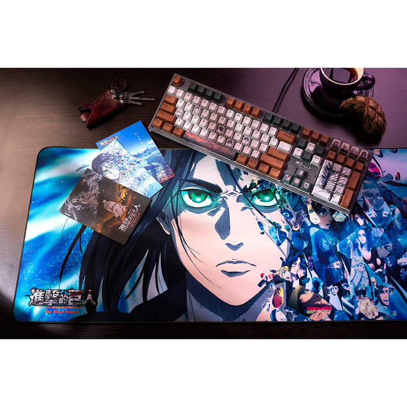 《進擊的巨人》全新限定機械鍵盤套裝現身動漫節！ 精美套裝還原經典感動場面 即日起正式開放預訂